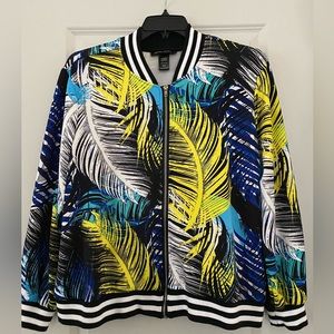 Women, Size 18/20,  Jacket, Color: Black, White, Turquoise, & Navy Condition:New